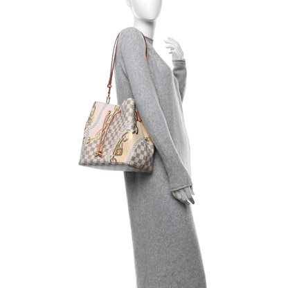 Louis Vuitton Damier Azur Nautical Neonoe MM 2 of 11