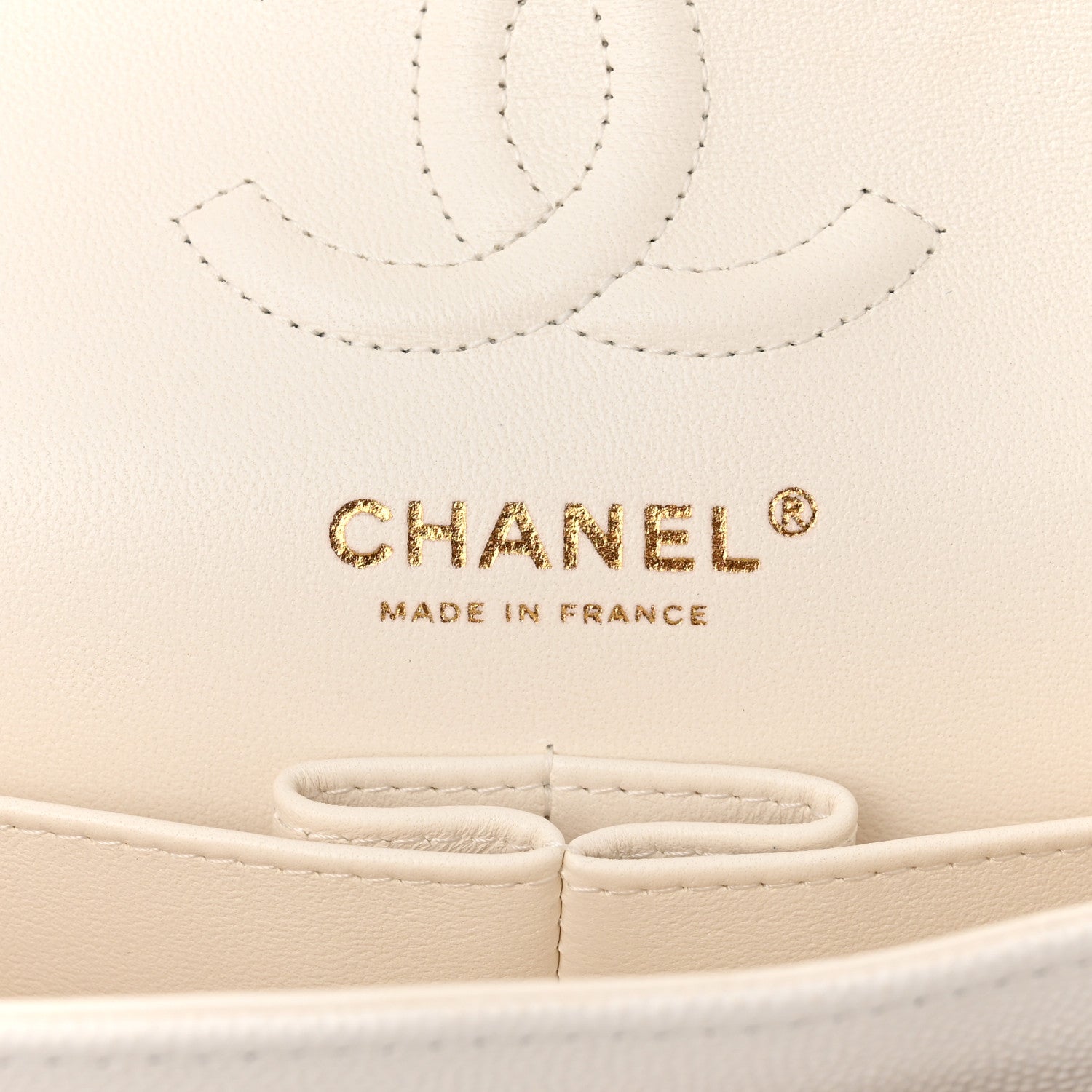 Chanel Caviar Quilted Small Double Flap White 6 of 11