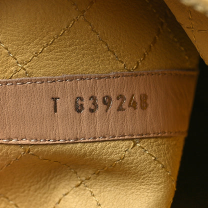 Chanel Suede Grosgrain Stitched CC High Boots 37 Beige Black 6 of 8