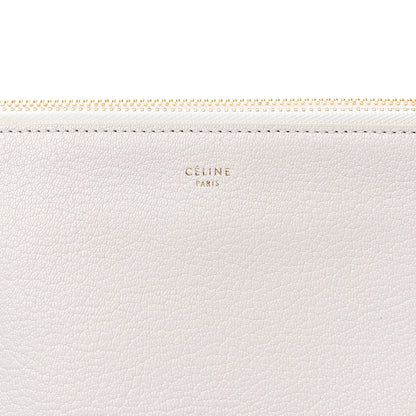 Celine Lambskin Large Trio Crossbody Bag Linen 9 of 12