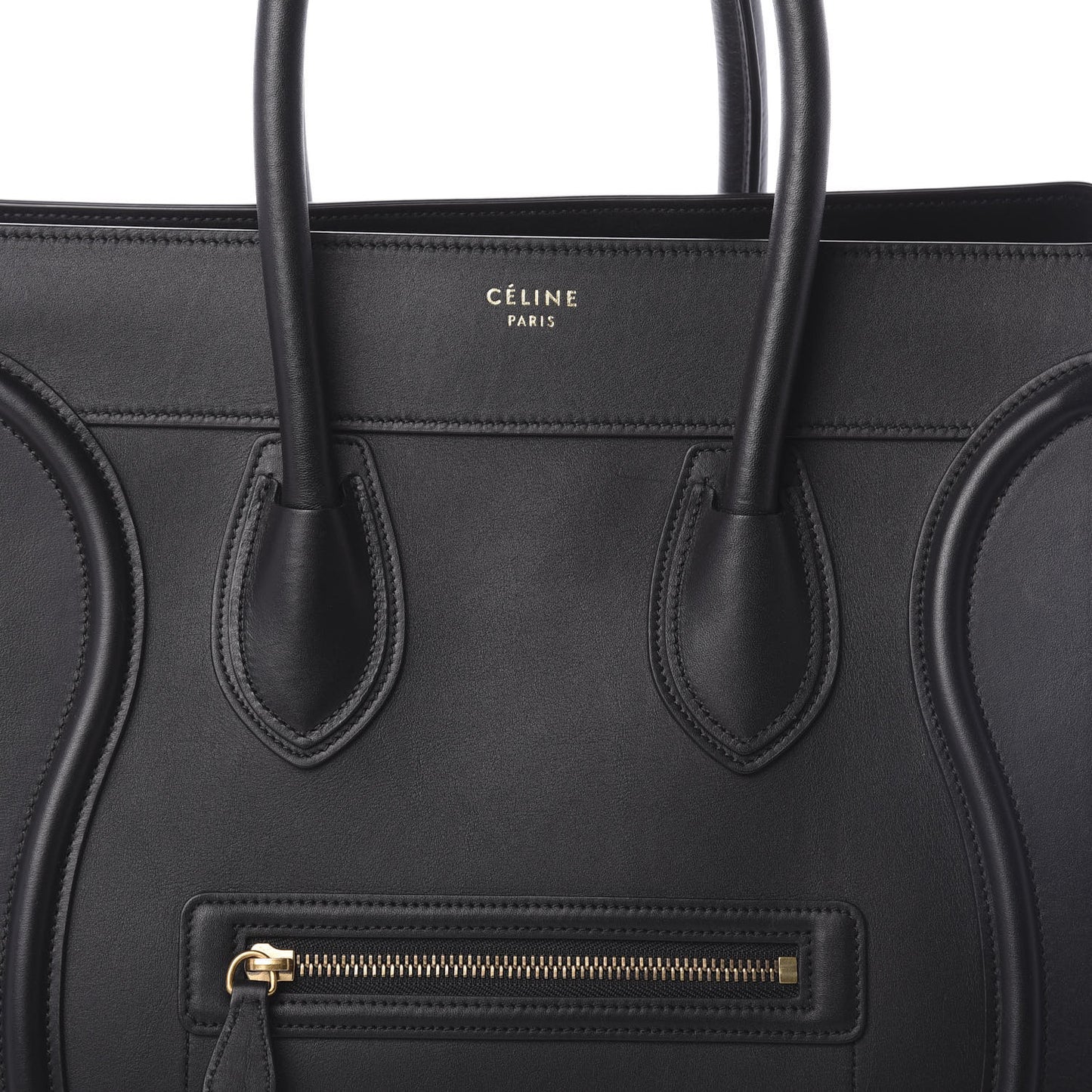 Smooth Calfskin Mini Luggage Black