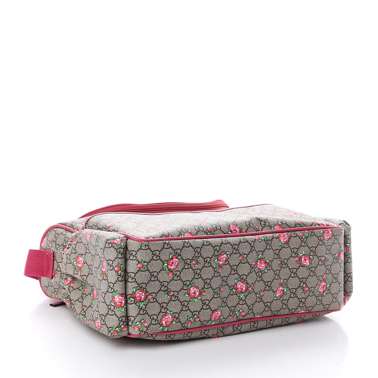 GG Supreme Monogram Rose Bud Diaper Bag Pink