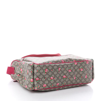 Gucci GG Supreme Monogram Rose Bud Diaper Bag Pink 3 of 8