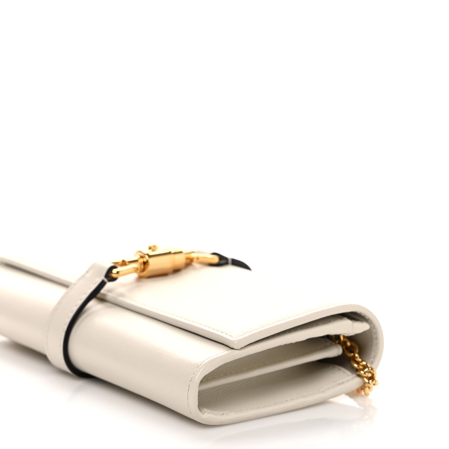 Calfskin Jackie 1961 Chain Wallet Mystic White