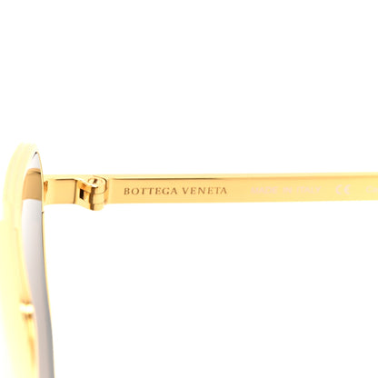 Bottega Veneta Metal Aviator BV1012S Sunglasses Gold Brown 5 of 7