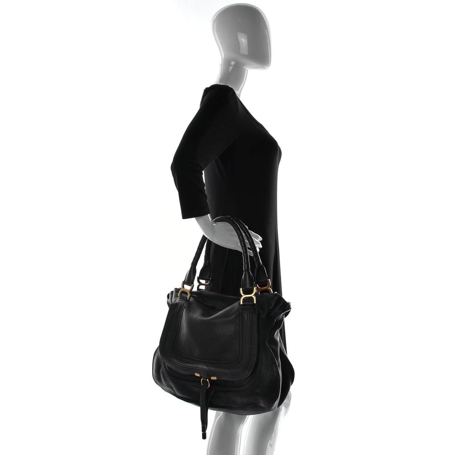 Chloe Calfskin Large Marcie Satchel 2 of 24