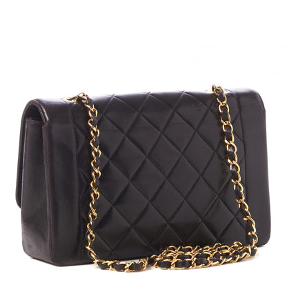 Chanel Lambskin Quilted Medium Single Flap Black 3 of 10