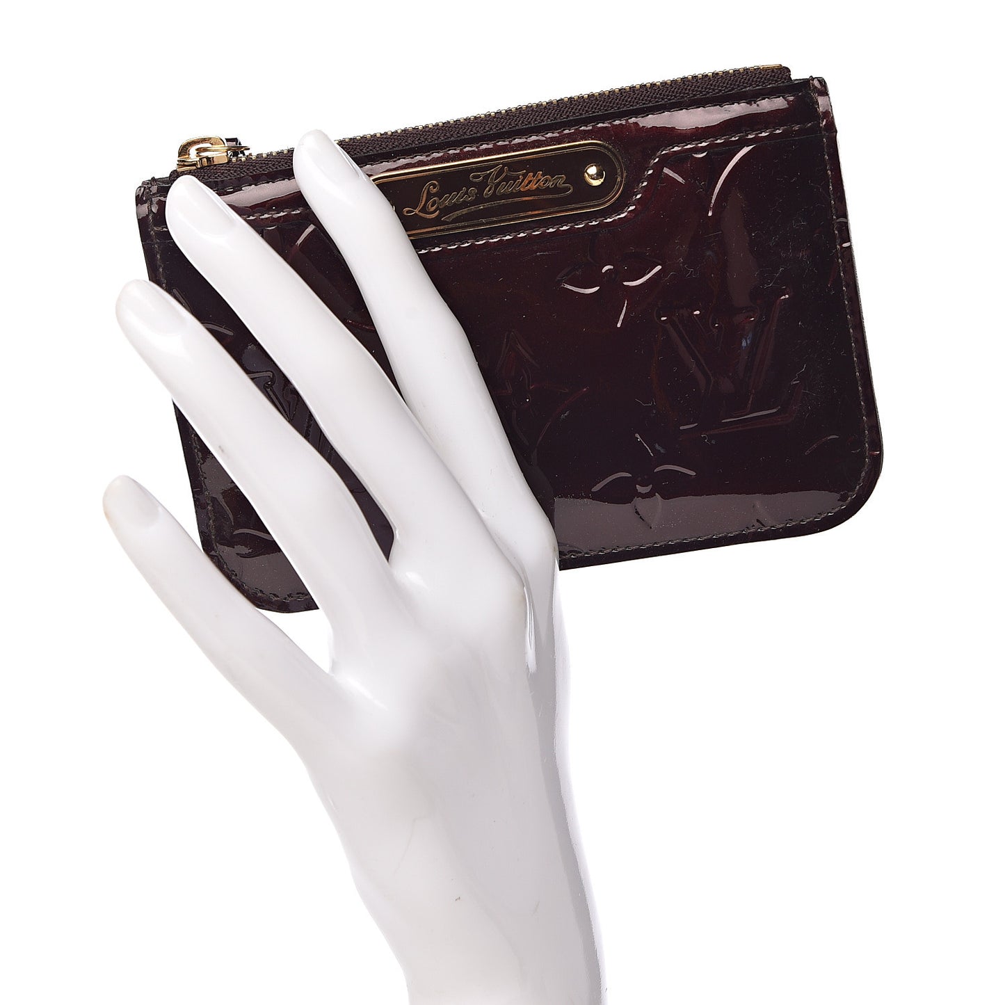 Vernis Key Pouch Amarante
