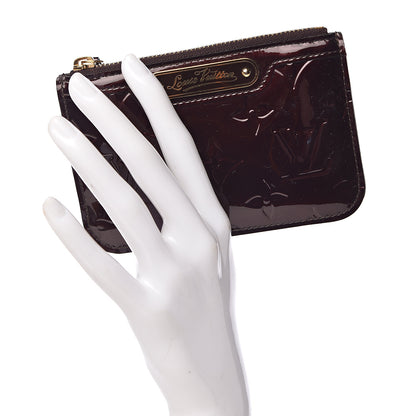Louis Vuitton Vernis Key Pouch Amarante 2 of 6