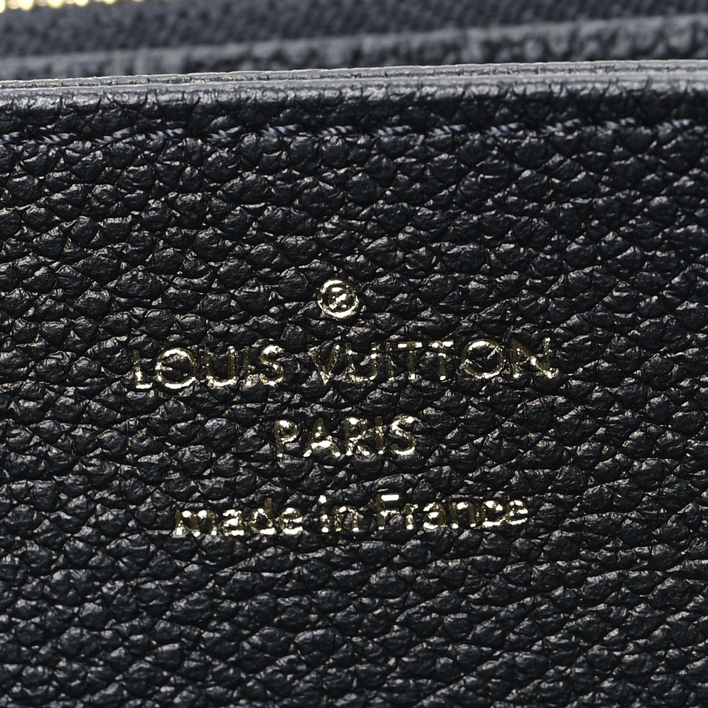 Empreinte Monogram Giant Zippy Wallet Black Beige