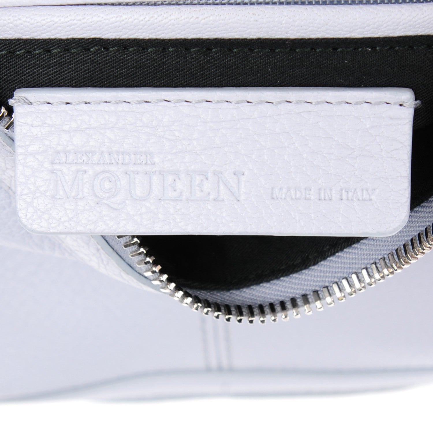 Alexander McQueen Calfskin De Manta Clutch Cloud Blue 6 of 7