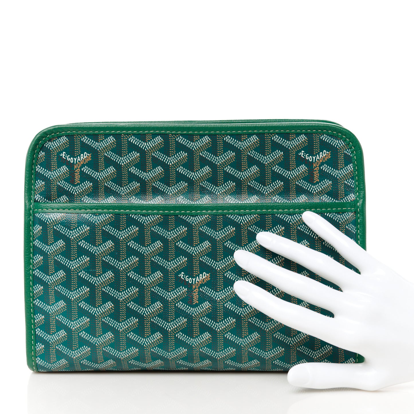 Goyardine Jouvence Toiletry Pouch MM Green