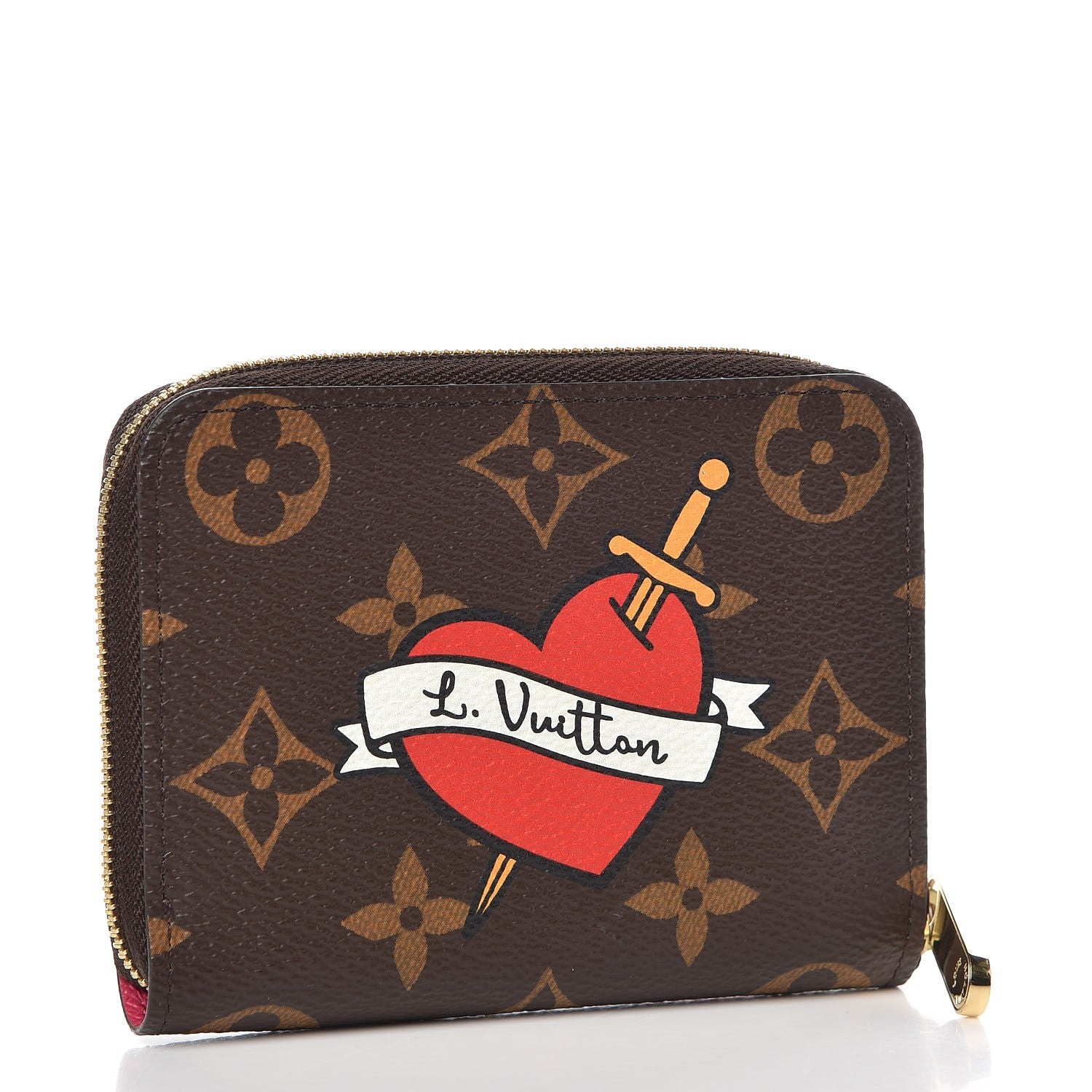 Louis Vuitton Monogram Travel Stickers Zippy Coin Purse 3 of 8