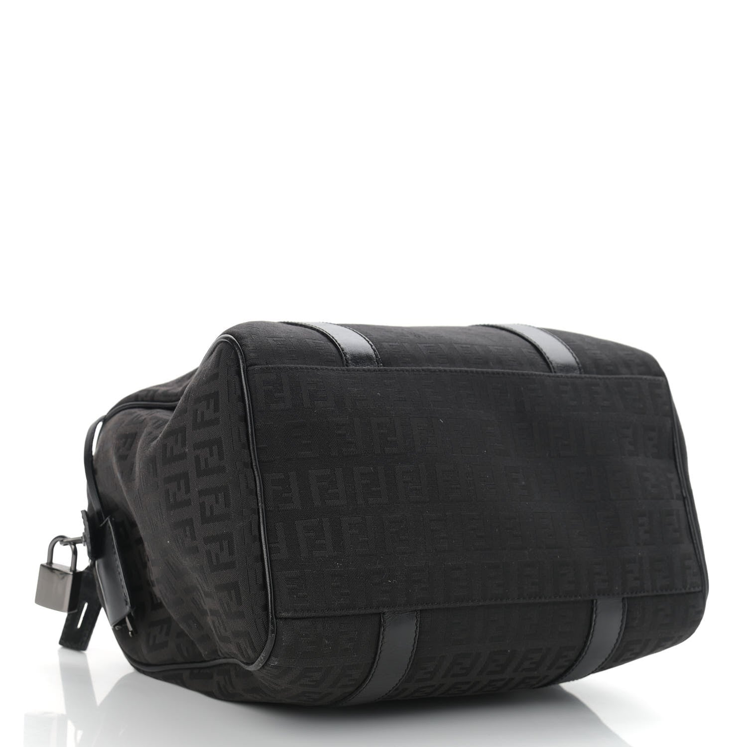 Fendi Zucchino Vitello Small Boston Black 4 of 18