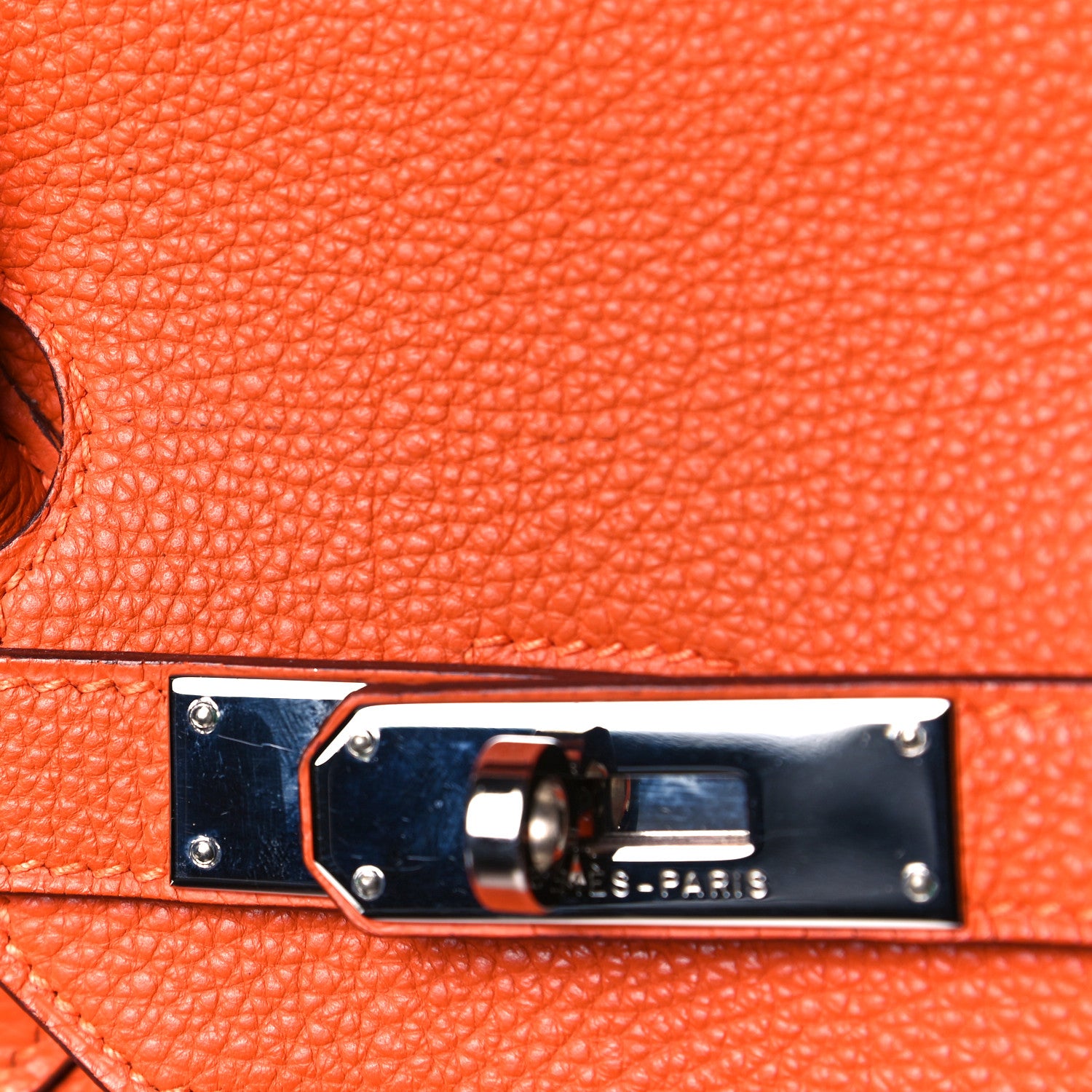 Hermes Togo Birkin 35 Orange 18 of 22