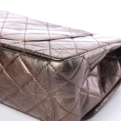 Chanel Metallic Aged Calfskin Quilted 2.55 Reissue 227 Flap Bronze 19 of 23