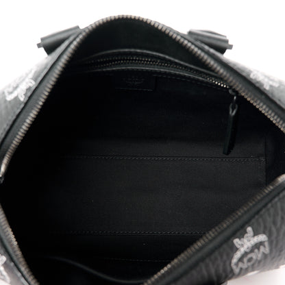 MCM Visetos Bandana Small Aren Boston Bag Black 5 of 12