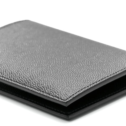 Saint Laurent Grain De Poudre Techno Credit Card Wallet Black 12 of 12