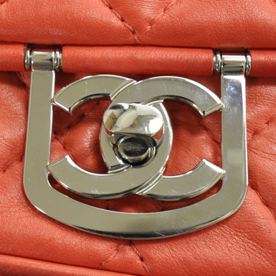 Chanel Lambskin Icons Secret Label Jumbo Flap Red 2 of 2