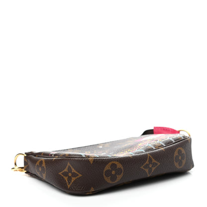 Louis Vuitton Monogram 2020 Christmas Animation Roller Coaster Mini Pochette Accessories Pivoine 4 of 7