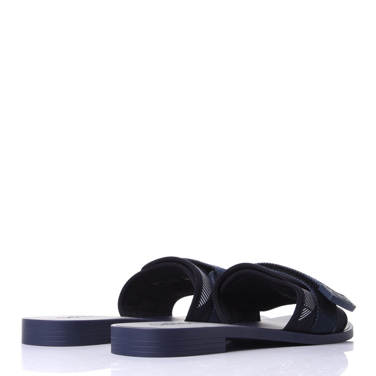 Technical Stretch Fabric Camouflage Dio(r)evolution Slide Sandals 36 Deep Blue