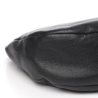 Jimmy Choo Deerskin Snakeskin Solar Hobo Black 6 of 7
