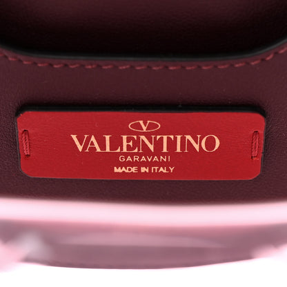 Valentino Garavani PVC Mini Candystud Top Handle Bag Rubin 6 of 9