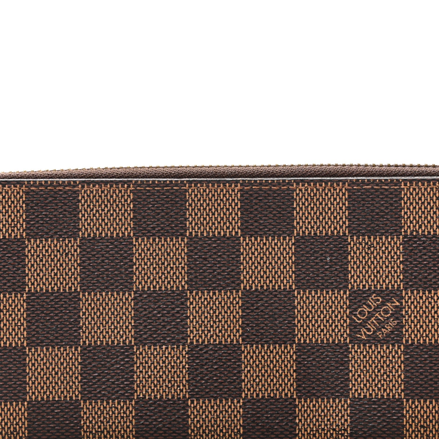 Louis Vuitton Damier Ebene Clemence Wallet Rose Ballerine 7 of 8