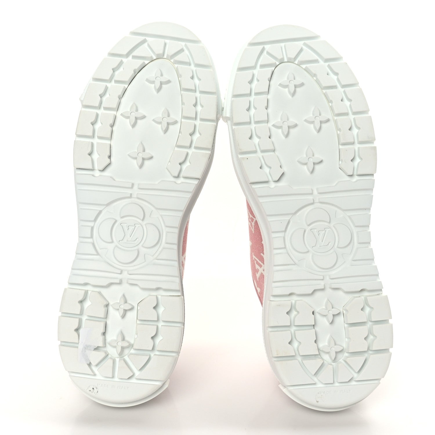 Louis Vuitton Denim Monogram Squad Sneakers 39 Pink 5 of 8