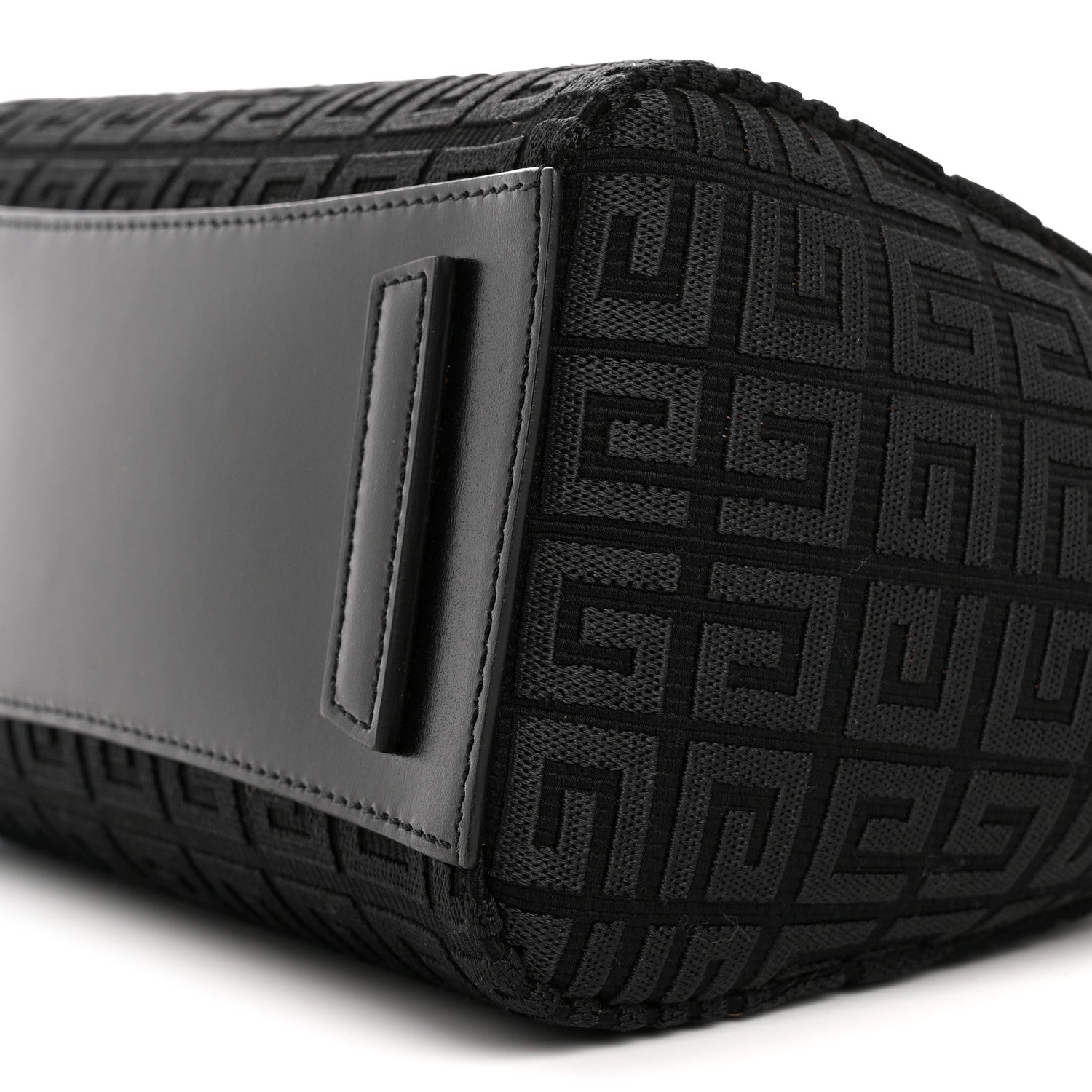 Givenchy Canvas Jacquard Embroidered Calfskin 4G Mini Antigona Black 10 of 10