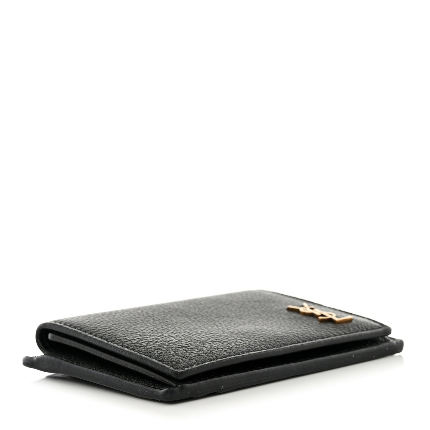 Calfskin Monogram Coin Pouch Black