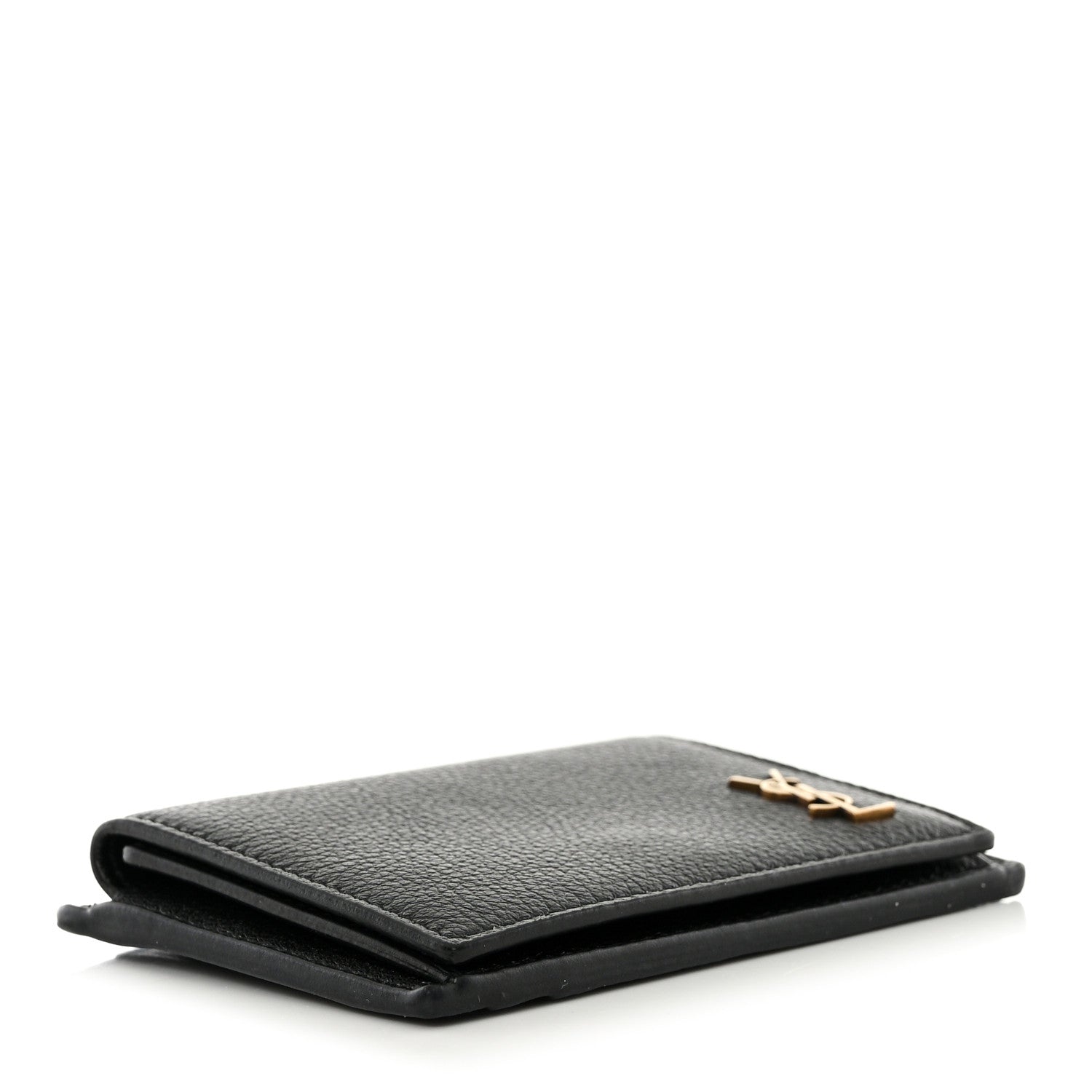 Saint Laurent Calfskin Monogram Coin Pouch Black 4 of 8