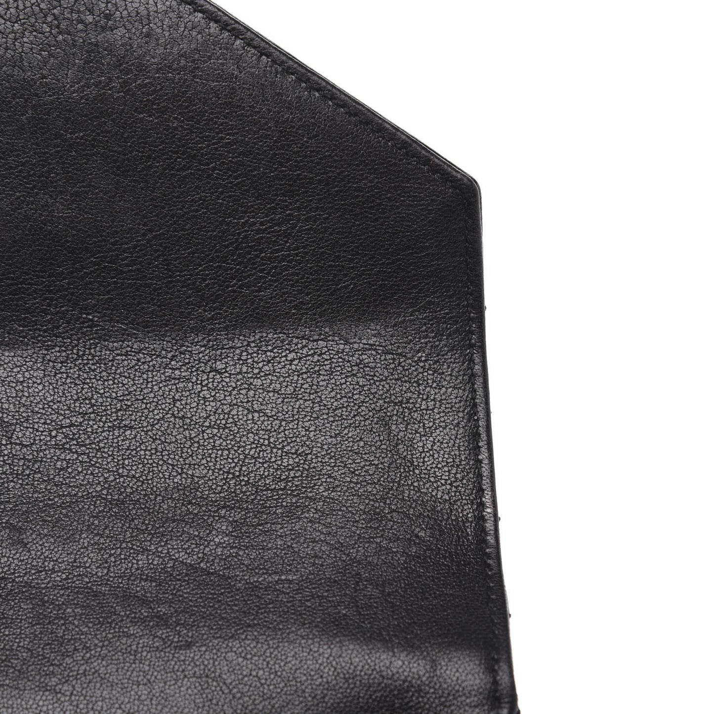 Sheepskin Matelasse Chevron Monogram Medium College Bag Black