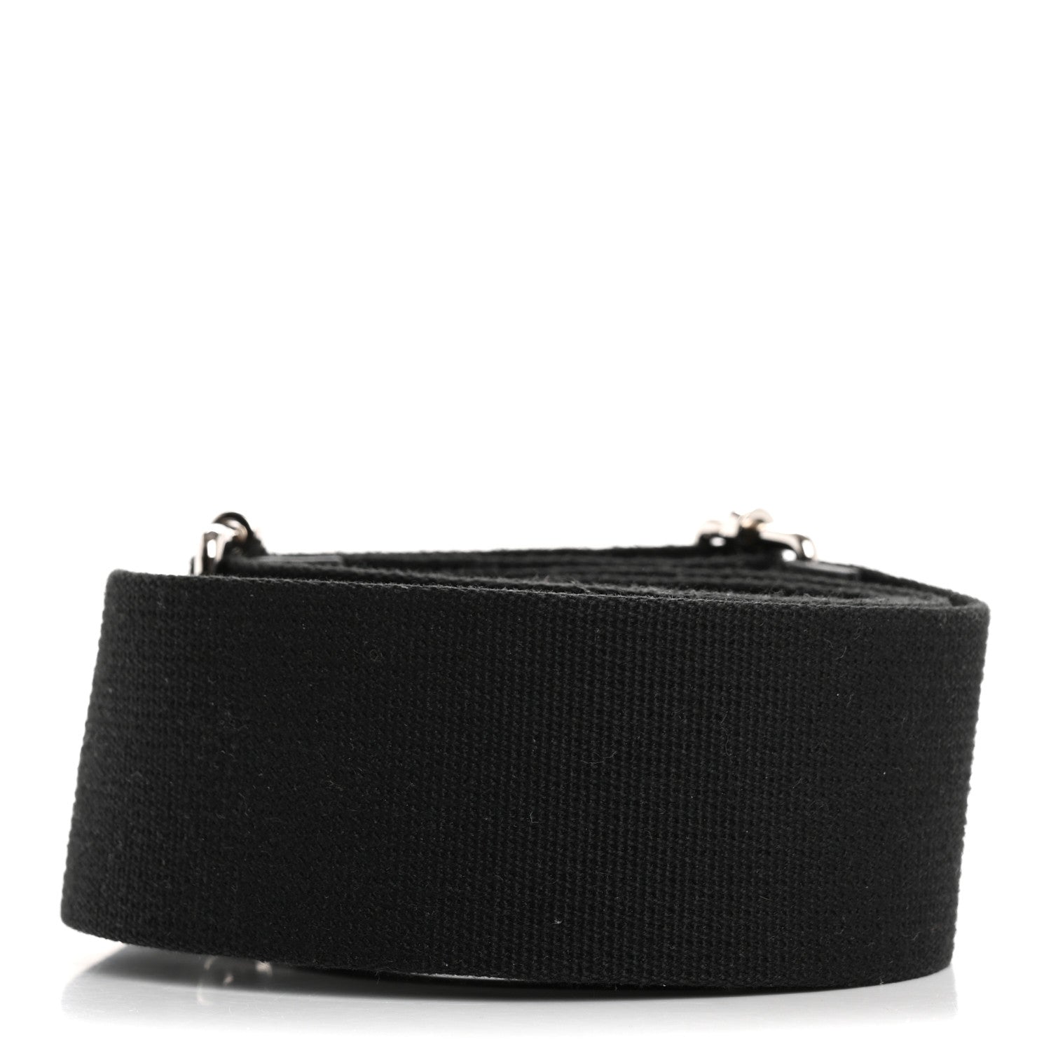 Hermes Toile Taurillon Clemence Shoulder Strap Black 2 of 5