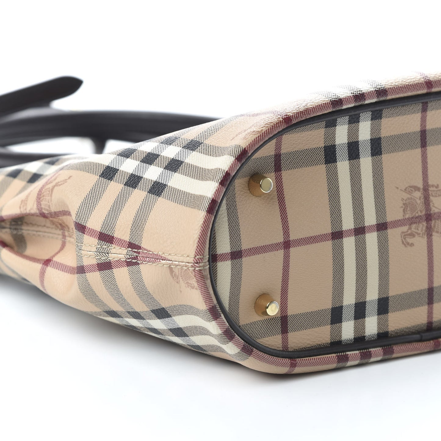 Haymarket Check Medium Tote Chocolate