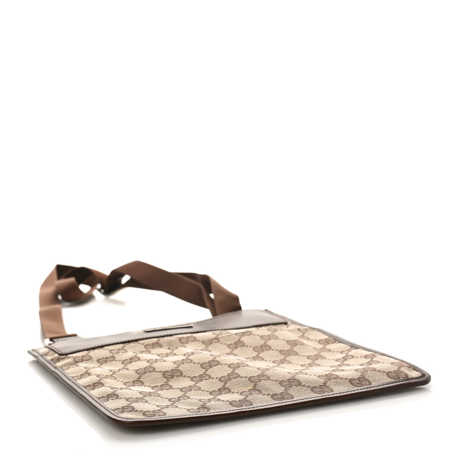Gucci Monogram Messenger Crossbody Bag Dark Brown 4 of 9