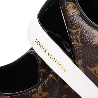 Louis Vuitton Patent Monogram Frontrow Sneakers 39 11 of 12