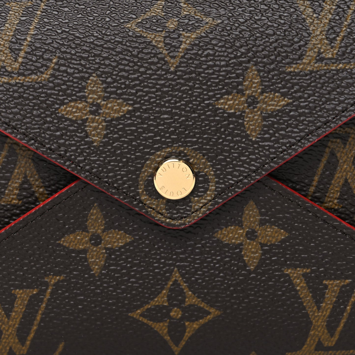 Monogram Medium Kirigami Pochette Insert Coquelicot