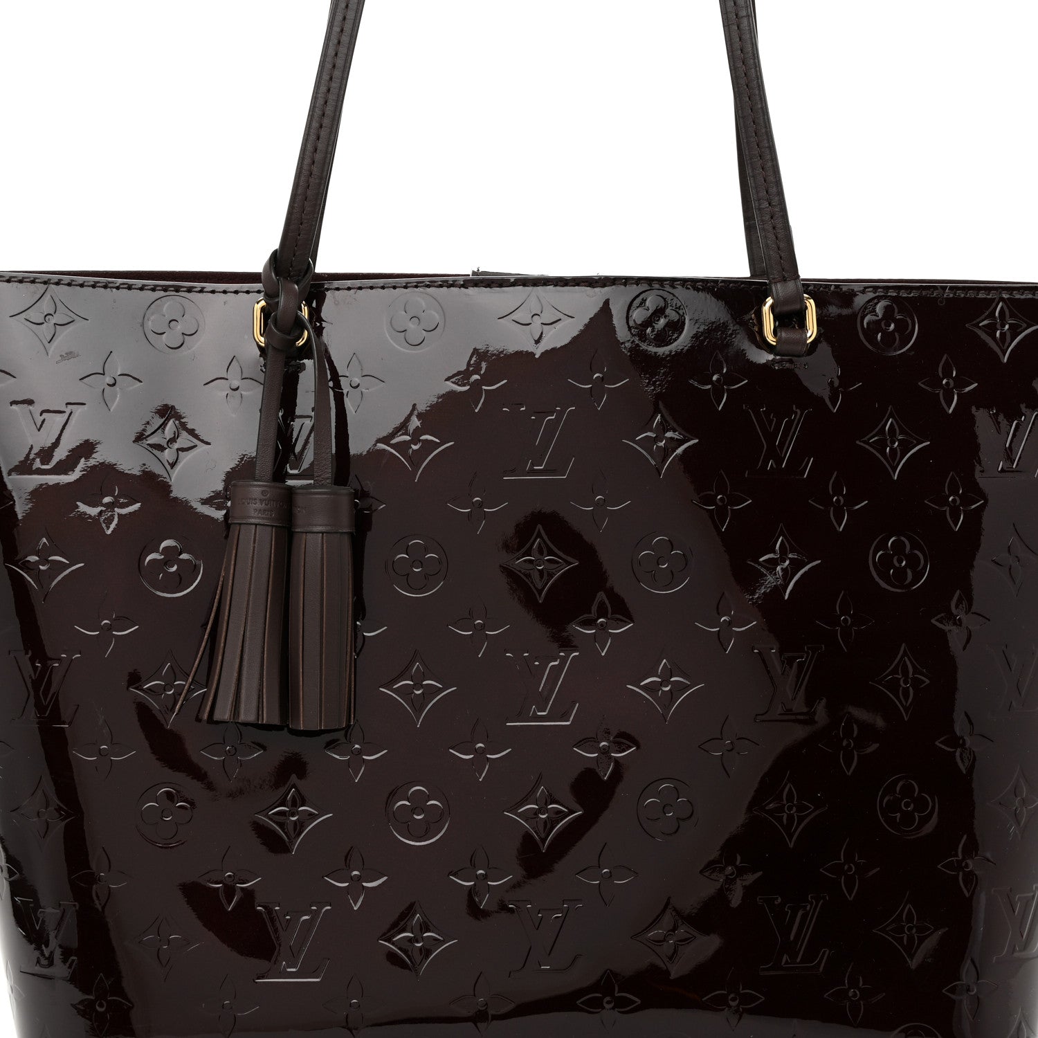 Louis Vuitton Vernis Long Beach MM Amarante 7 of 10