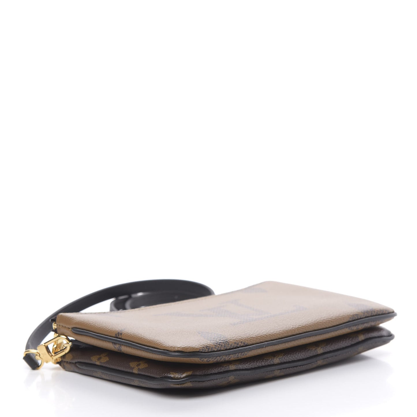 Reverse Monogram Giant Double Zip Pochette