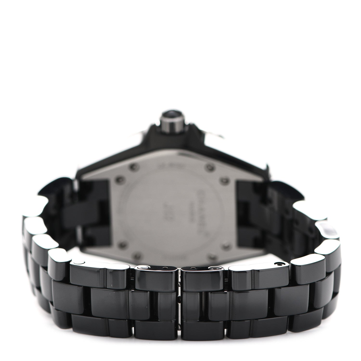 Chanel Stainless Steel Ceramic Ruby 33mm J12 Quartz Watch Black 3 of 4