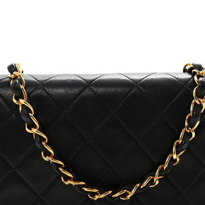 Chanel Lambskin Quilted Small Single Flap Bag Black 8 of 10