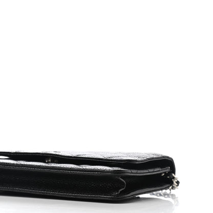 Chanel Caviar Quilted Wallet On Chain WOC Black 12 of 13