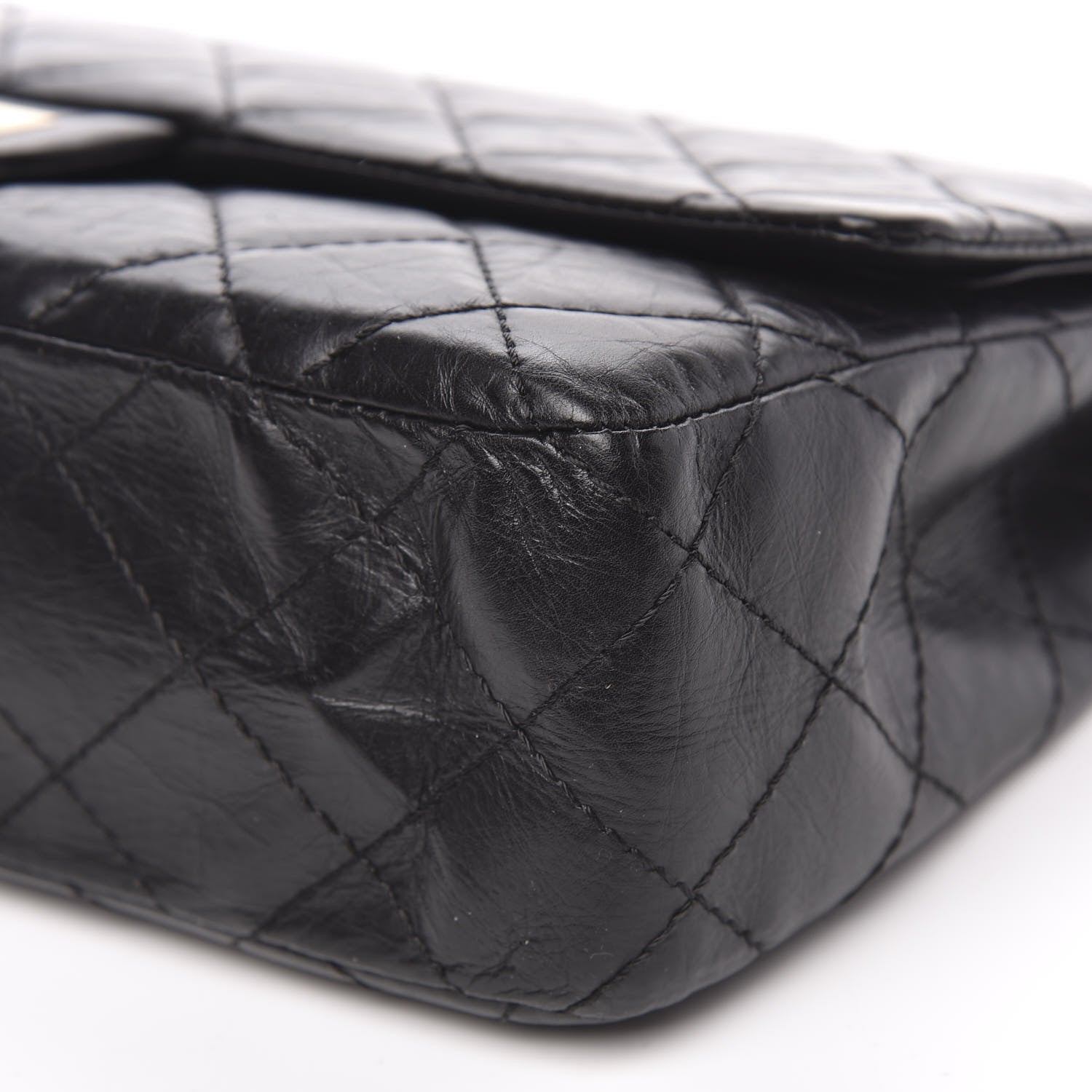 Chanel Aged Calfskin Quilted 2.55 Reissue 227 Flap Black 10 of 14