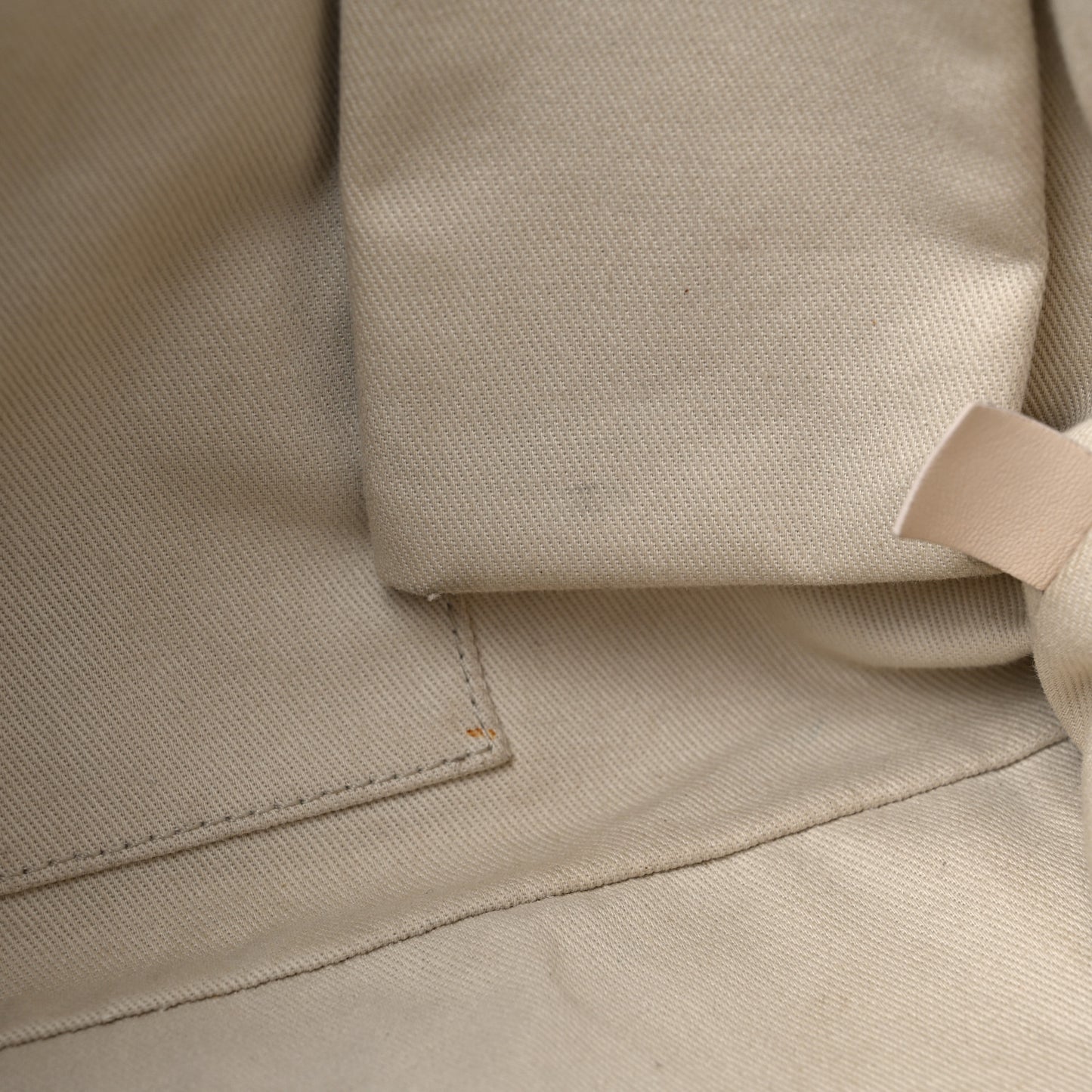 Calfskin Stitch It Accordion Flap White