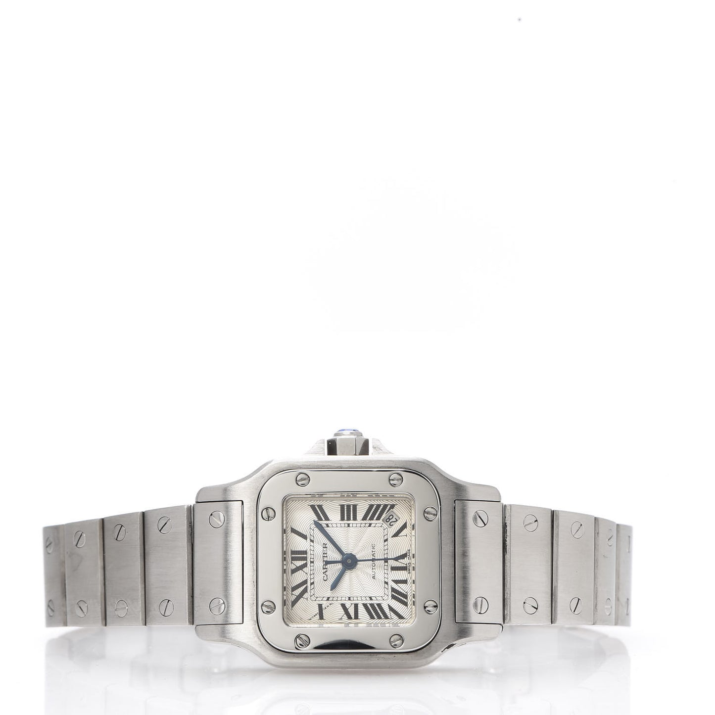 Stainless Steel 24mm Santos de Galbee Automatic Watch