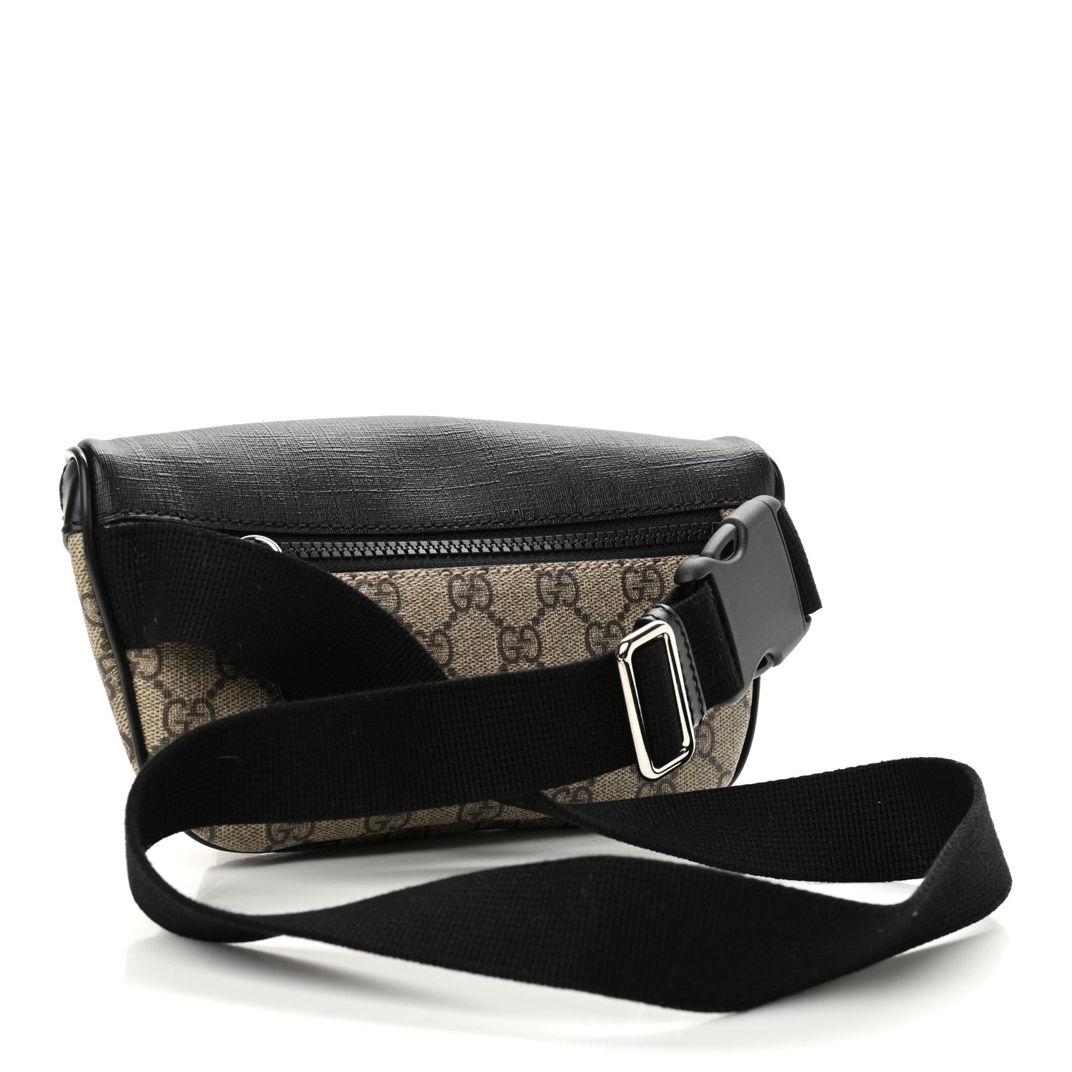 Gucci GG Supreme Monogram Belt Bag Black 3 of 11