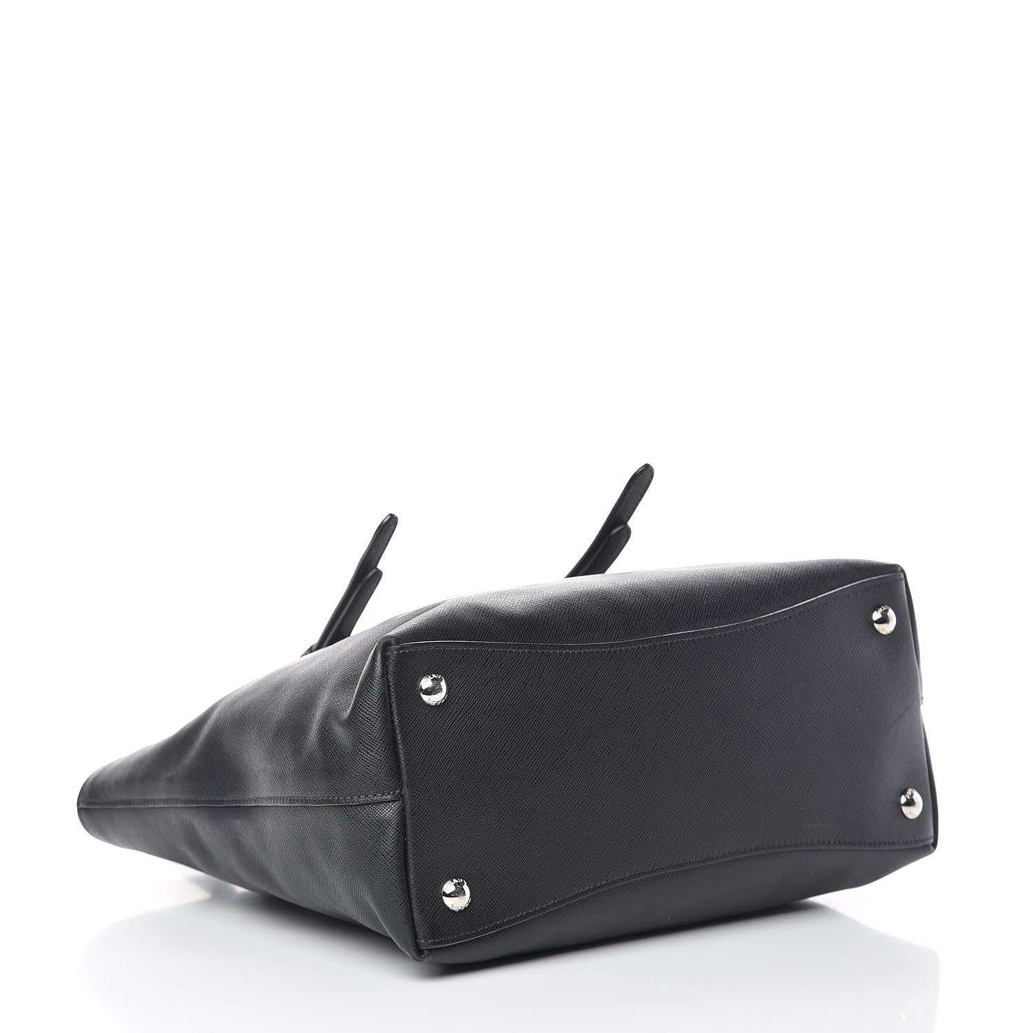 Prada Saffiano Soft Tote Black 4 of 16