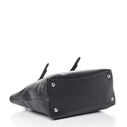 Prada Saffiano Soft Tote Black 4 of 16
