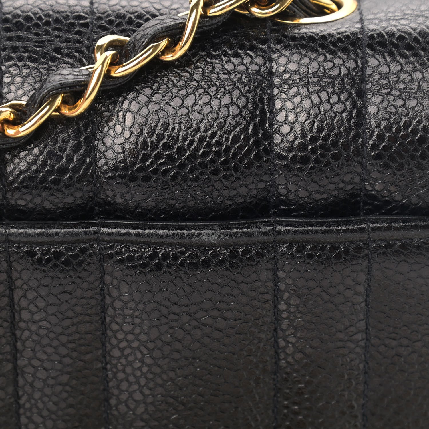 Chanel Caviar Vertical Quilted Mini Flap Black 11 of 12
